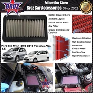 MYVI 1.5 & ALZA RACING PERFORMANCE DROP IN CAR REUSABLE AIR FILTER (SAVE FUELSAVE MONEY & INCREASE E