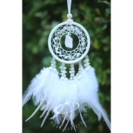 Mini Dreamcatcher D8cm White