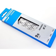 Shimano XT CN-HG93 Road Bike Mountain Bike 9 Speed Chain 114 Mesh Box Rantai Basikal