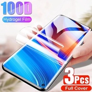 ‌3pcs HD Bubble Free Hydrogel For Redmi Note 11T 11SE 11S 11R 11E 11 10 10S 10T 9S 9T 9 8T 8 7S 7 Pr