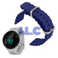 Ocean Strap Rubber Silicone Watch Band Garmin Forerunner 55 Fr55 F55 Acc Smartwatch