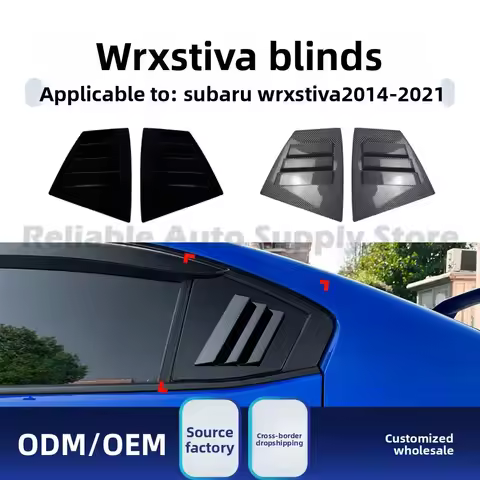 For Toyota Subaru WRX STI VA 2014-2021 Triangle Louver Vinyl Wrap Sticker Modification Kit Premium Q
