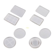 flgo Resin Mold Quicksand Photo Frame Card Pendant Silicone Mold Casting Epoxy Molds for DIY Keychain Table Decoration S