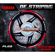 Rim stickers rim stickers rim stickers cutting rims (PL03) yamaha mio sporty mio m3 mio s mio j mi g