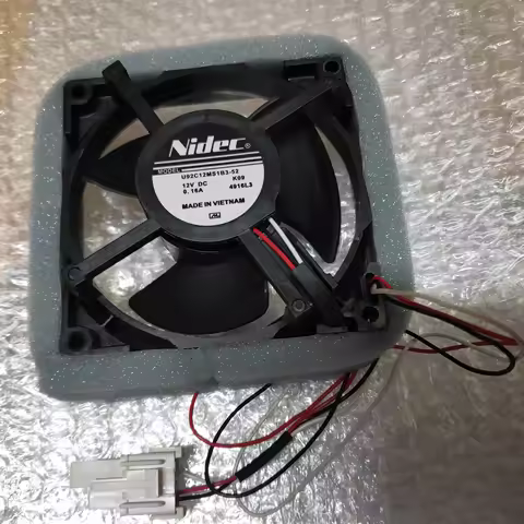 U92C12MS1B3-52 is suitable for refrigerator cooling fan Nidec 12V 0.16A 9CM
