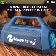 NEWRIXING NR-3303 50W TWS Wireless Bluetooth V5.3 Portable Speaker / Rechargeable / Super Bass / RGB