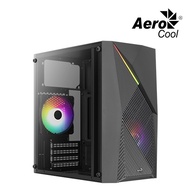 AeroCool Raider Mini-G-Bk-V2 PC Case Mini Tower / RGB Tempered Black