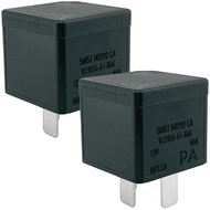 2-Pack V23136-B1-X66 5M5T 14B192 CA Relays – 40A 12VDC 4-Pin SPST Automotive Relays – Serasi dengan 