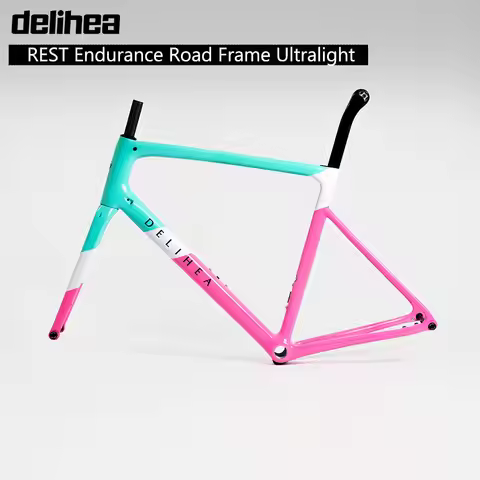 delihea REST-Full Carbon Fiber Racing Bicycle Frameset, Disc Brake, Road Race Frame, XDB DPD Ship to