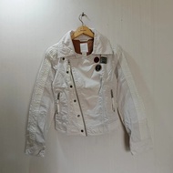 jaket biker ramones denim jacket