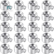 20pcs Crimp Beads for Jewelry Making, Silver Spacer Beads Metal Bead Plug Crimp Pendant for Bracelet