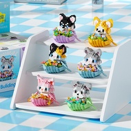 Small animal cruise ship series shape building blocks, educational Stem toys, boys and girls gift to