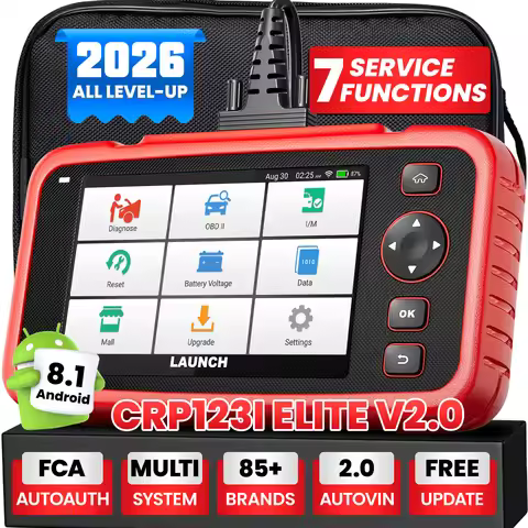 [Lifetime Free Update]LAUNCH X431 CRP123E V2.0/CRP123I V2.0 Full System Diagnostic Tools 7 Resets AT