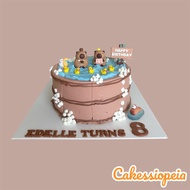 Cabybara Design Cake/Birthday Cake/Cake/Customised Cake