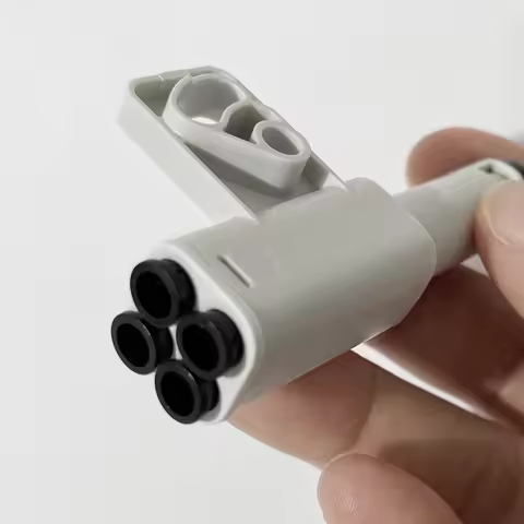 For Bambu Lab 3D P2S X1C P1S P1P H2D printer Part 4-in-1 PTFE Adapter material pipe expansion port A