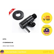 COTTA EDWIN SUS 304 ANGLE VALVE BLACK