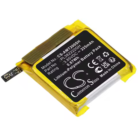 Smartwatch 225mAh / 0.87Wh Battery For Amazfit：PL382222GH，POP，Bip U，A2009，A2017