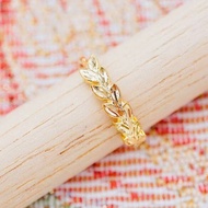 [ 📌พร้อมส่ง ] แหวนมงกุฎใบมะกอกทองคำแท้ (ทอง37.5%) 💎 ทองคำแท้9K ขายได้ จำนำได้ มีการ์ดรับประกัน [9KPRB270]
