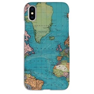 World Map Hard Phone case for Vivo V7 plus V9 Y53 V11 V11i Y69 V5s lite Y71 Y91 Y95 V15 Pro Y1S