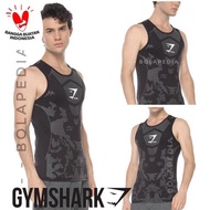 SHARK BODY SINGLET Men's running sports gym fitness training t-shirt/
