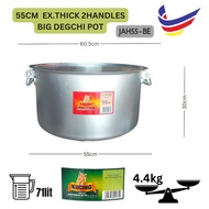 Periuk BESAR Kenduri 2Pemegang Tebal 50/55/60/65/70cm EXThick BIG Degchi Pot/2 handle cooking pot/Pe