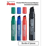 Pentel PEN Permanent Marker N50XL Extra Board Point (Bundle of 3pcs)