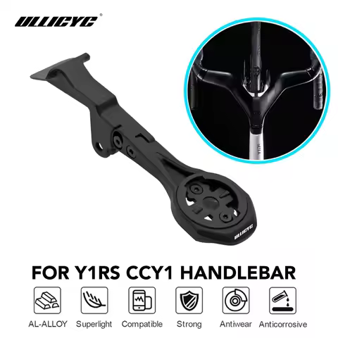 For Y1RS CCY1 Integrated Handlebar Computer Mount Compatible With Gopro/GPS/Garmin/Bryton/Wahoo Alum