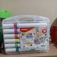 Acrylic markers, greebel brand acrylic markers, 12 pcs color