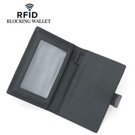 Pemegang Pasport Kulit Pelbagai fungsi Klip Pasport ID Anti-kecurian Beg Simpanan Genggam Magnetik P