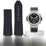 สายนาฬิกา HUBLOT ยางซิลิโคน ยางยางคลุมหน้าปัดแบบคลาสสิก ขนาด 19 มม. สายนาฬิกาแบบคลาสสิกที่ปรับแต่งได
