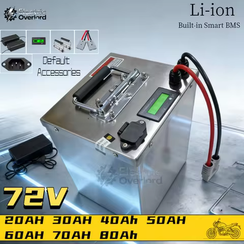 Lithium battery 72V -ion A+ 72V 20AH 30AH 40Ah 50AH 60AH 70AH 80Ah Lithium -ion battery with BMS for