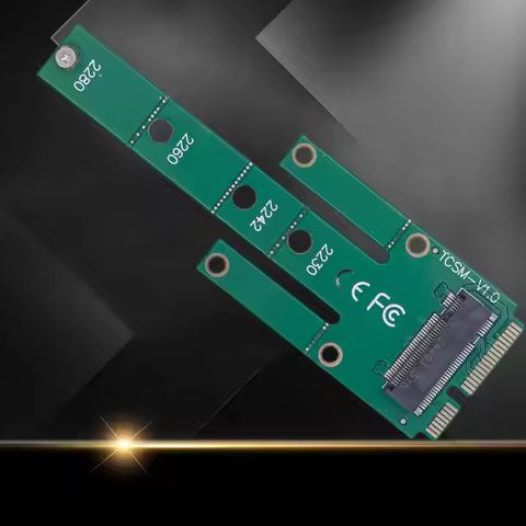 MSATA To NGFF Convert Card MSATA SSD Male Converter NGFF To MSATA Male Riser M.2 Adapter for 2242/22