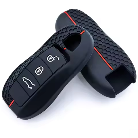 Silicone Car Remote Key Case FOB for Porsche Cayenne 958 911 Lepin 996 Macan Boxster Panamera 997 94