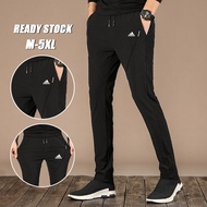 Ready Stock Tracksuit Men Black Seluar Lelaki Slim Fit Casual Long Pants Men Sport Pants Men Seluar Track Lelaki Breathable Seluar Track Suit