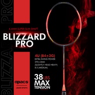 (FREE STRING & GRIP) APACS BADMINTON RACKET BLIZZARD PRO 3U/4u/5u