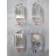 Clear Buddha Amulet Frame Phra Somdej Square Shape