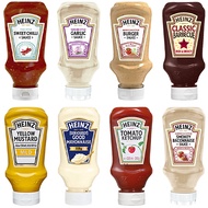 Heinz Tomato Ketchup/Mustard/Burger Sauce/Hot Chili/Steak/Jalapeno/Garlic Sauce/Garlic Aioli(220ml/3