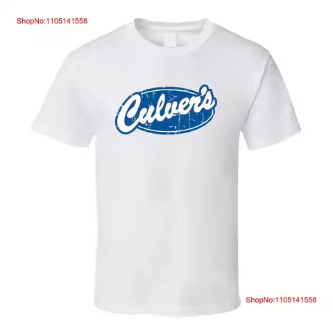 Culvers Logo Popular Burger Restaurant Food Fan T Shirt vintage Washed homme Soft Versatile designer