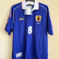 Jersey Jepang Japan Baju Bola Original BNWT Block Core Samurai Blue Nakata Asics RARE