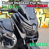 Breket Dudukan Plat Nomor Nmax Turbo Nmax Neo 2024 Kuat Anti Getar