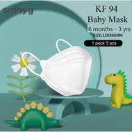 mask 3ply essential mask face mask New Stock KF94 / KN95 Baby Face Mask 4 ply 0 1 2 3 4 5 12 years old Korea Version D