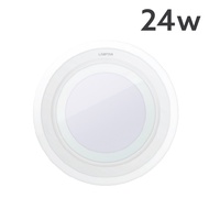 LAMPTAN โคมไฟ LED Downlight Glass Glow หน้ากระจกขอบแก้ว