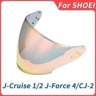 หมวกกันน็อคสำหรับ SHOEI J-Cruise 1 J-Cruise 2 J-Force 4 CJ-2 หมวกกันน็อคมอเตอร์ไซค์ กระจกหน้าเปิด Vi