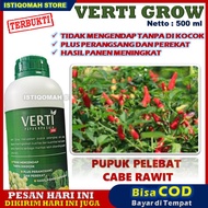 VERTI GROW 500ml Obat Pelebat Buah Cabe Rawit - Obat Perangsang Buah Untuk Cabe Rawit - Obat Perangsang Buah &amp; Tanaman Cabe / Cabai Rawit - Obat Untuk Tanaman Cabe Agar Berbuah Lebat - Obat Perangsang Bunga Dan Buah Cabe Rawit Paling Ampuh