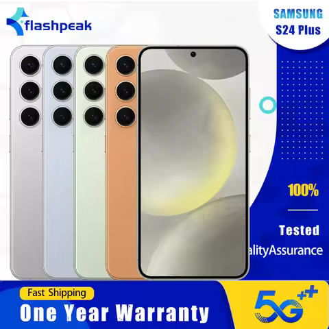 Original Samsung Galaxy S24+ S926U1 S926B 5G Mobile Phone S24 Plus 12GB+256GB/512GB NFC 6.7" 50MP+10