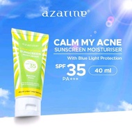 Azarine Calm My Acne Sunscreen Moisturizer SPF 35 PA+++ 40ml - Sunscreen - Sunscreen for Acne-Prone 