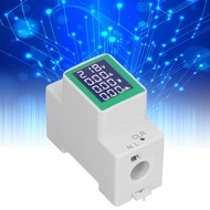Hilitand DIN Rail KWH Energy Meter 0 999kWh AC 50 300V Btn K Connection Built in Ct Without Screws P