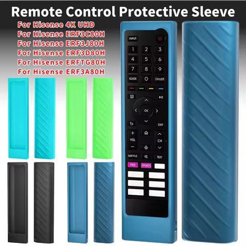 Remote Control Silicone Protective Case Non-slip Remote Silicone Case For Hisense ERF3C80H/ERF3J80H/