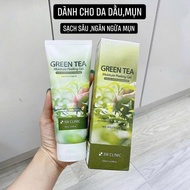 TẨY DA CHẾT 3W Clinic Green Tea Rice Brown Moisture Peeling Gel 180ml Hàn Quốc