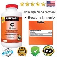 (MADE IN USA) Vitamin-C Kirkland powerful antioxidant crucial for immune system support promoting skin elasticity and wound healing reducing the risk of chronic diseases and supporting overall vitality(REPACKED FROM THE ORIGINAL BOTTLE)